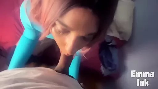 Trans Girl Does Incredible Deepthroat And Gets Milk In Her Mouth