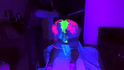 Spanking And Wax Play In Uv
