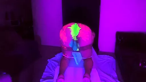 Spanking And Wax Play In Uv