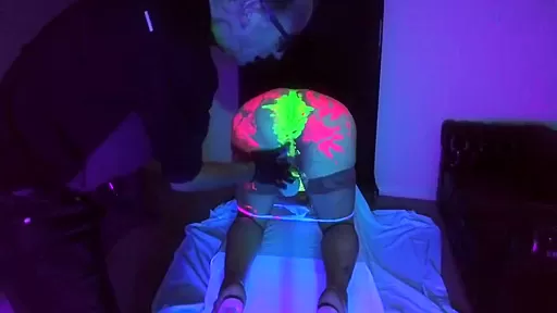 Spanking And Wax Play In Uv