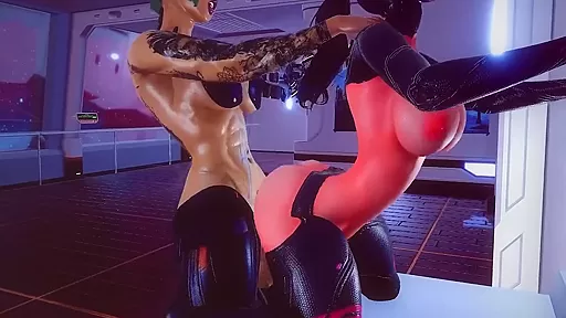 Cyber Futa Fucks His Girlfriend