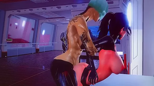 Cyber Futa Fucks His Girlfriend