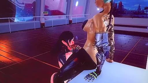 Cyber Futa Fucks His Girlfriend