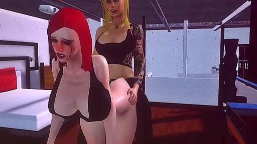 Muscle Futa Fucks His Red-haired Girlfriend