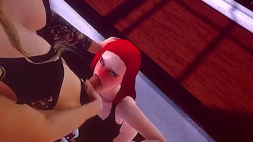 Muscle Futa Fucks His Red-haired Girlfriend