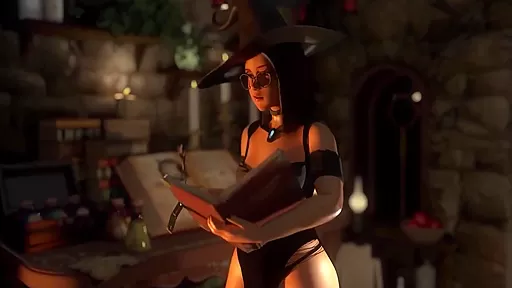 Trans Witch Stepmom Fucked A 18+ Virgin teen 18+ Girl In Horror Night - 3d Animated