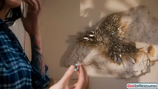 Theres a busty tgirl spirit in the ring who is ready to fuck