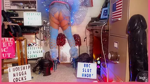Teasing My Black Step daddy Tres Bbc For Cum In 9 Platform Stiletto Heels - Roc Khard