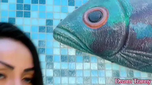 Spicy Tgirl Nicolly Pantoja Interrupts Her Bath to Masturbate with a Dildo