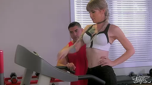 Damien Stone & Lena Kelly in A Hardcore Workout - TransAngels