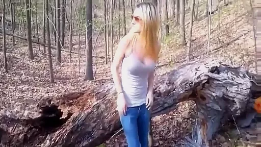 Jerks Off Outdoors