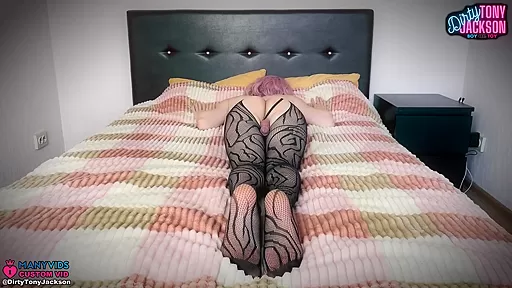 Hot Femboy Butt In Stockings Wants Sex