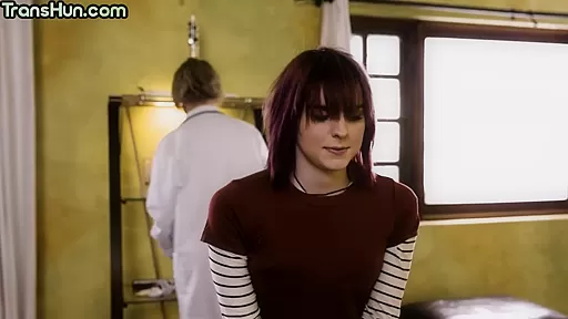 Transgender huns fuck mature bigass busty nurse in 3some