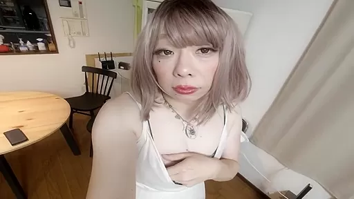 Japanese Crossdresser Cum With Giving Hand Jobs In A Summer Dress