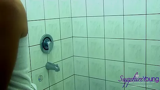Ladyboy Getting A Hot Shower And Her Cock Hard To Sit Down And Stroke For You While Watching Webcams - Sapphire Young