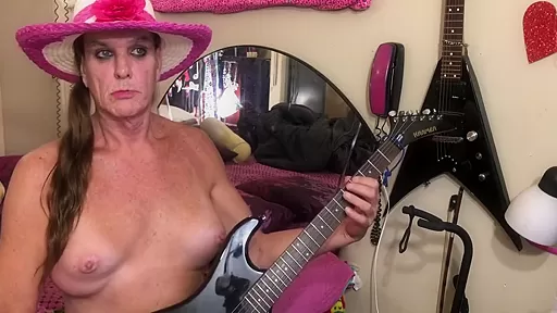 Liz Alone Again Guitar Boobies Retro Doken Guitar