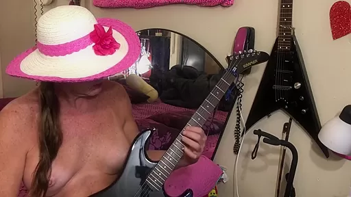 Liz Alone Again Guitar Boobies Retro Doken Guitar
