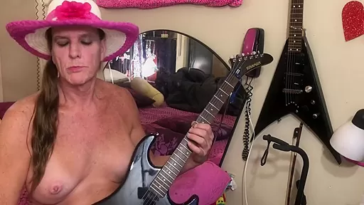 Liz Alone Again Guitar Boobies Retro Doken Guitar