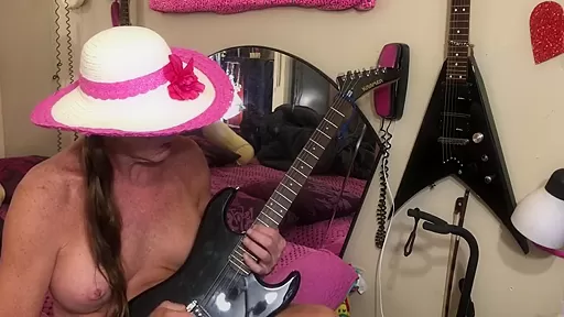 Liz Alone Again Guitar Boobies Retro Doken Guitar
