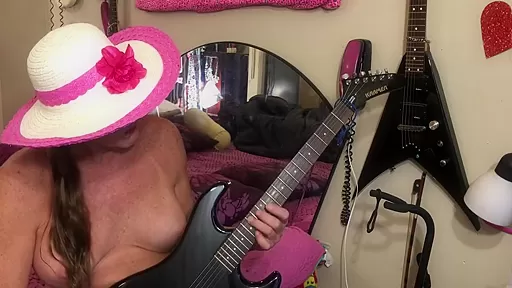 Liz Alone Again Guitar Boobies Retro Doken Guitar