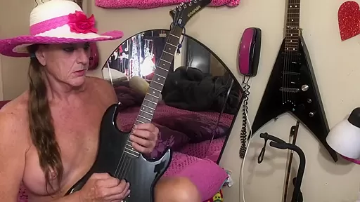 Liz Alone Again Guitar Boobies Retro Doken Guitar