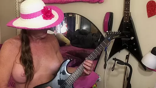Liz Alone Again Guitar Boobies Retro Doken Guitar