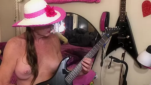Liz Alone Again Guitar Boobies Retro Doken Guitar