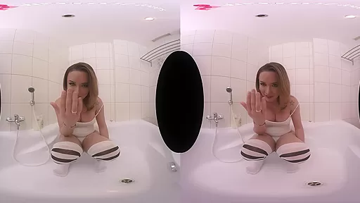 Bathroom Party of One - TSVirtualLovers