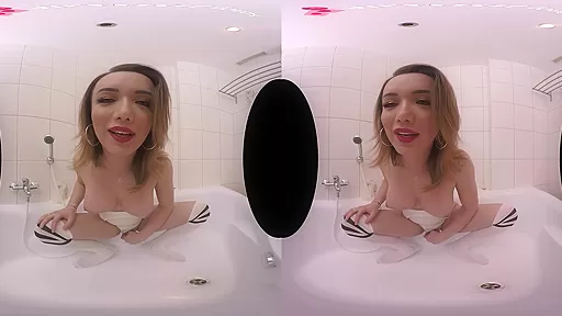 Bathroom Party of One - TSVirtualLovers