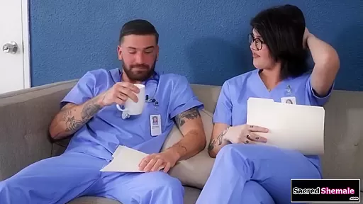 Taylor S And Daisy Taylor - Trans Nurse Gets Barebacked