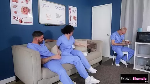 Taylor S And Daisy Taylor - Trans Nurse Gets Barebacked