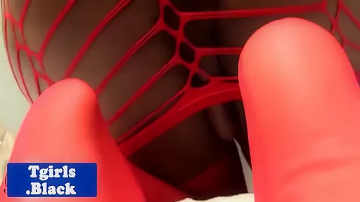 Curvy Amateur Tgirl Spreading Ass And Jerking