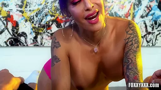 Ts Foxxy In Busty Latina Trans Strips Naked And Sucks Dick Pov 7 Min