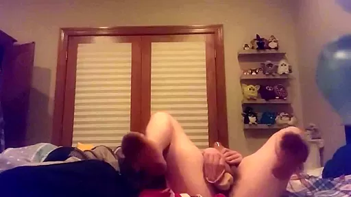 Ftm Femboy Masturbates Hard And Fast Vibrator And Dildo