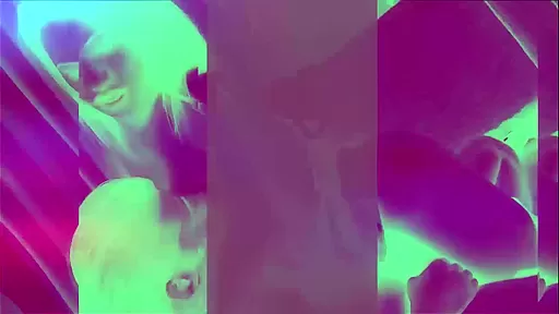 Natural tits ladyboy in white panties strokes her hairy cock in bed