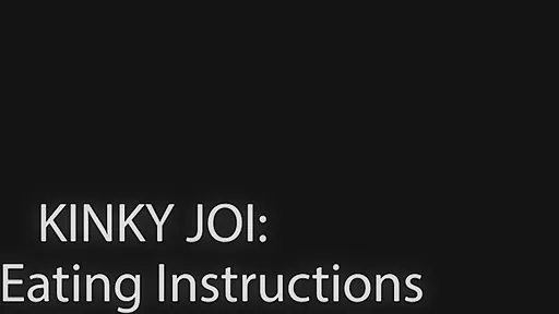 Casey Kisses In Kinky Joi: Cum Eating Instructions