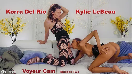 Korra Del Rio And Kylie Le Beau - Cam Pt. 2 Sucks And Fucks Roommate