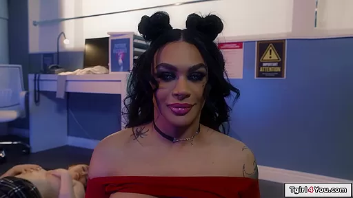 Lady scientist Siri Dahl is analed by trans droid Khloe Kay
