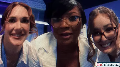 Three trandroids are sexually on the loose n fuck scientists