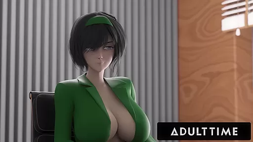 CUSTOMER SERVICE - Big Titty Futanari Sex Addict Gives Coworker GUSHING CREAMPIE After Being Fired!