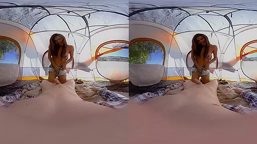 Jessy Dubai in Tramp Camp - VRBTrans