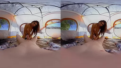 Jessy Dubai in Tramp Camp - VRBTrans