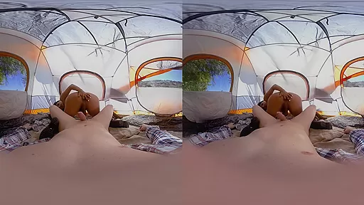 Jessy Dubai in Tramp Camp - VRBTrans