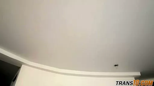 Lingerie ts anally drilled after teasing