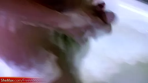 Kinky tgirl spreads her ass in closeup and cumshots in water