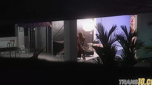 Smalltitted ts cocksucking at gloryhole