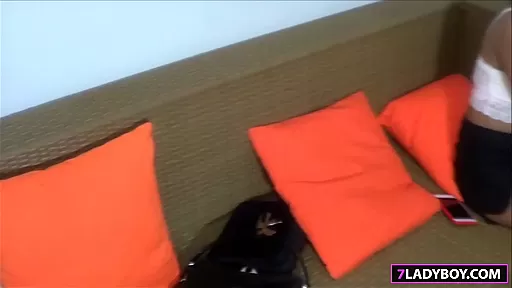 Ladyboy Kitty Striptease And Blowjob