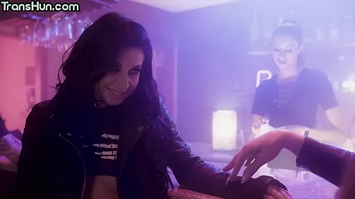 Transgender lady fucks MILF female in threesome fuck
