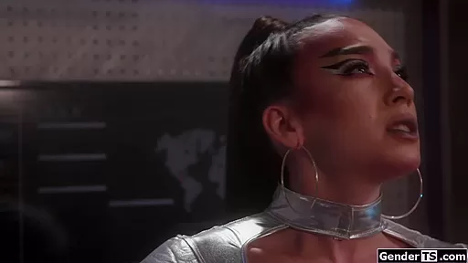 In space no one can hear you fuck the trans alien Kasey Kei