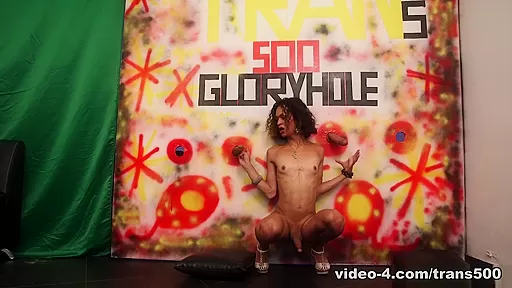 Bella Rosario in Ms.Rosario's Gloryhole Experience - Trans500